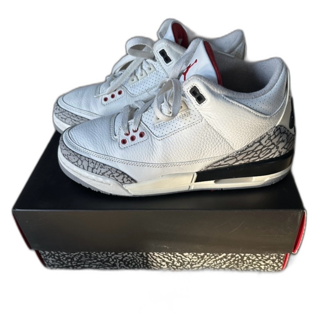 Nike Jordan 3 Retro Reimagined Cement White Sneakers